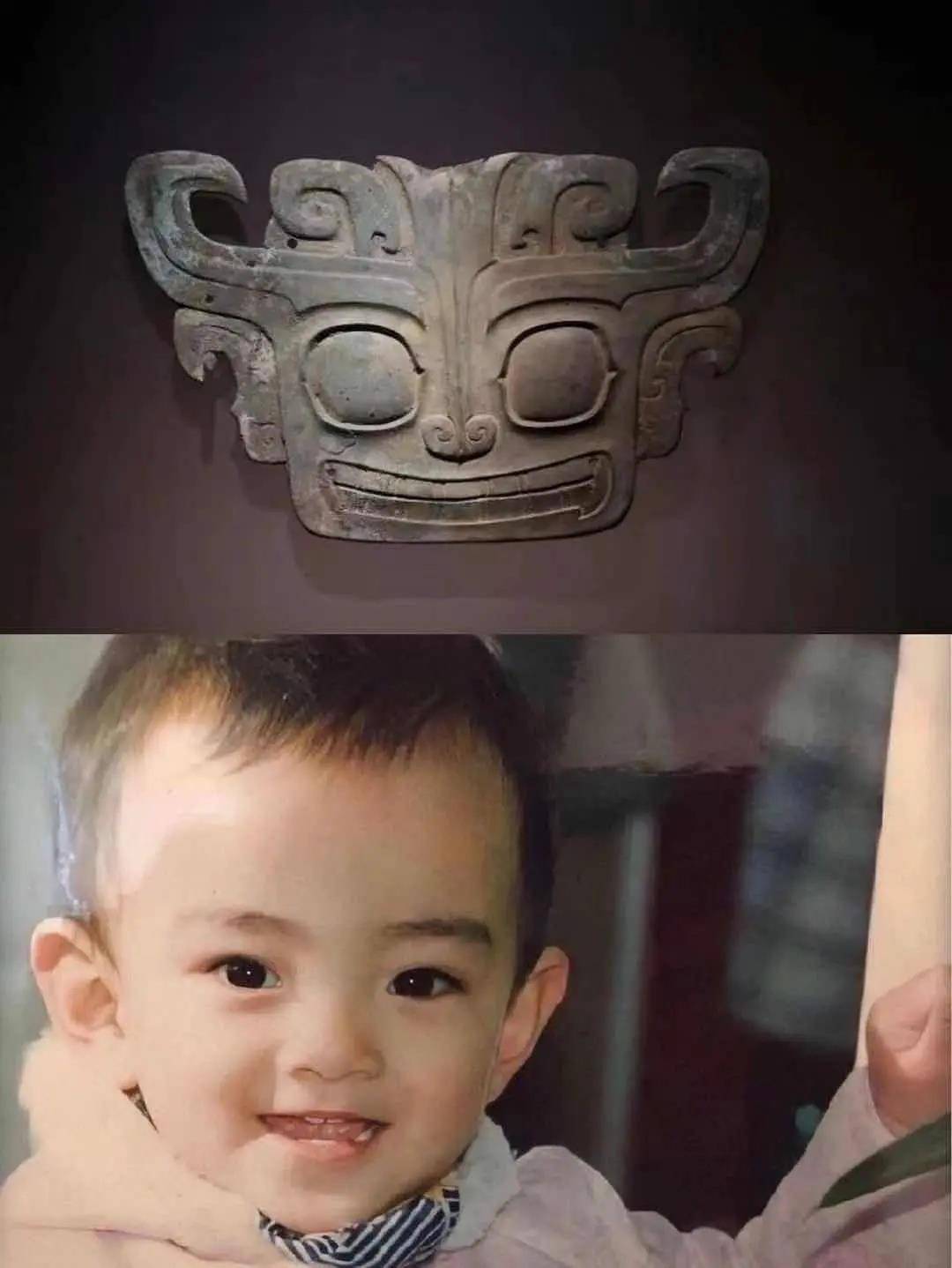 三星堆非域外文明石锤郑云龙成三星堆在逃文物小时候都长一样