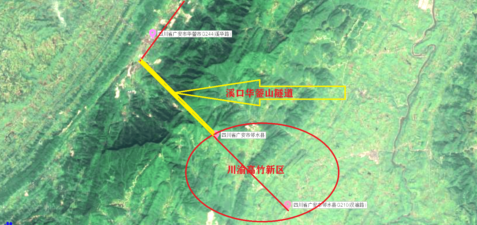 四川广安:遇水架桥,逢山打洞,东进南下,砸锅卖铁也要修这条路