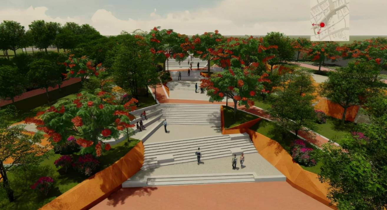 厦门将打造一座凤凰花主题生态公园，可漫步花道、听溪流、赏鱼塘