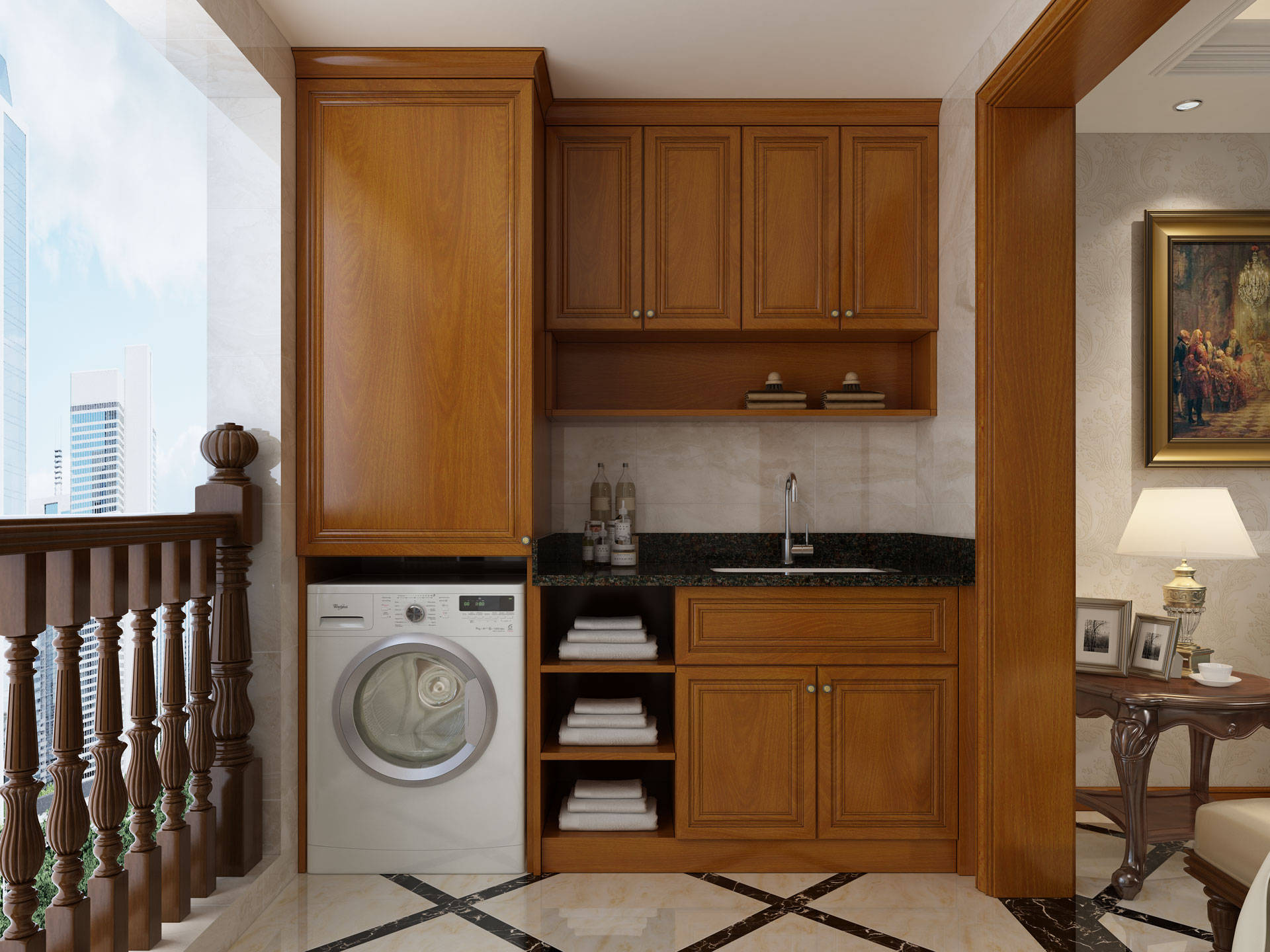 原创阳台不要再种花了脏乱不堪难打理定制个阳台柜实用又漂亮