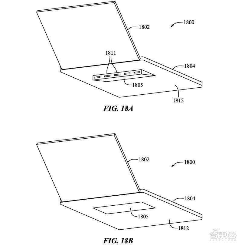 蘋果新專利：MacBook Pro自帶「腿」，打字姿勢更舒服 科技 第3張