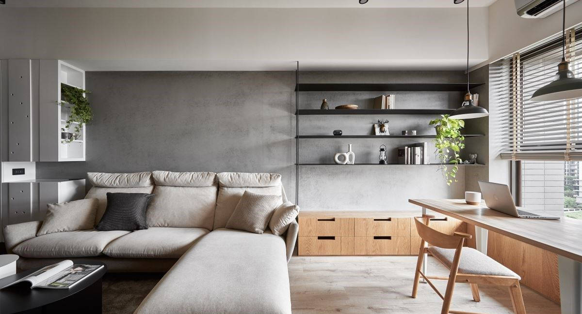 小户型装修丨个性轻工业风妆点,打造清新双人天地