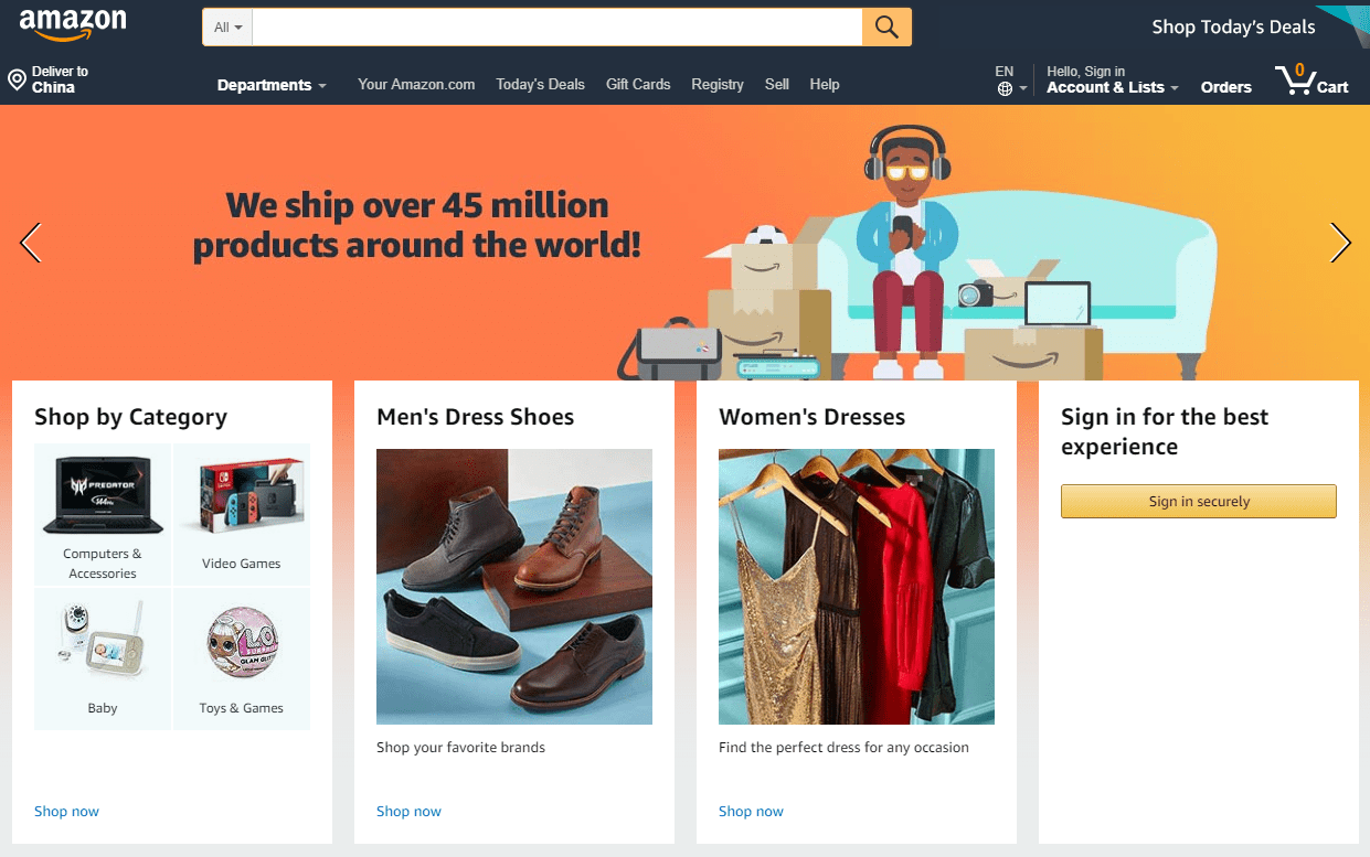 亚马逊全球站点介绍