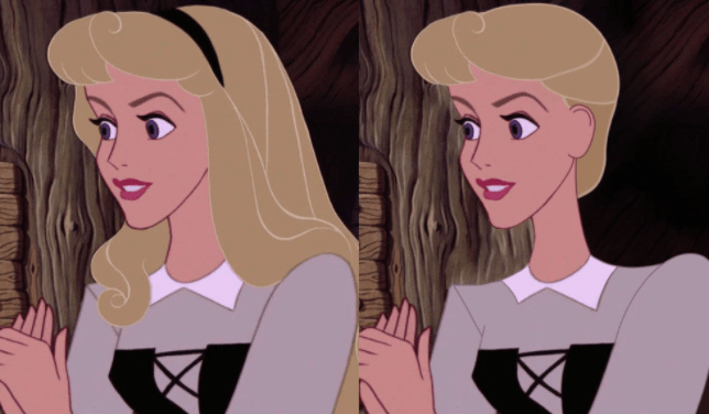图片[4]-迪士尼公主变短发，乐佩看着有点怪，艾莎看着好帅-魔性次元