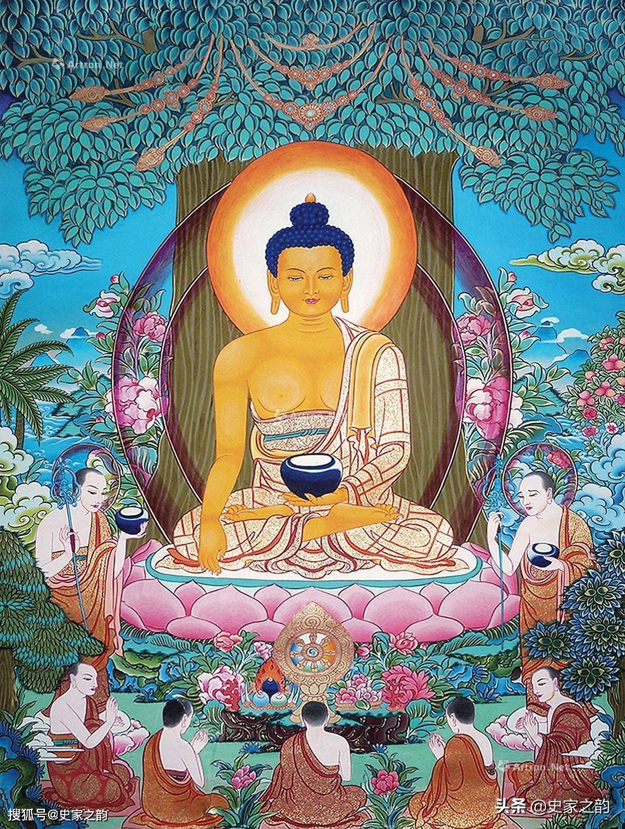 发光的曼荼罗背景上佛陀的剪影。冥想和放松的概念。完美的手机壁纸或海报。插画图片素材_ID:424808248-Veer图库