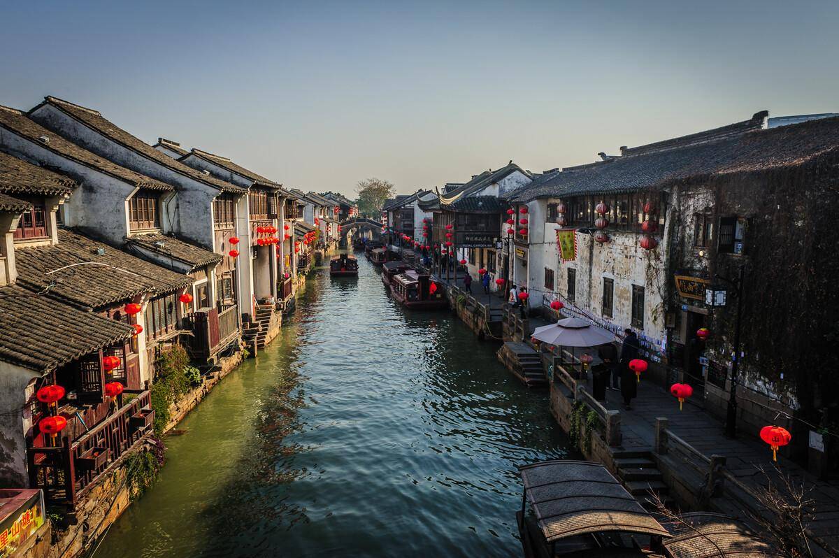原创春游苏州这座古镇别错过,内有姑苏第一名街,江南水乡美景它都有