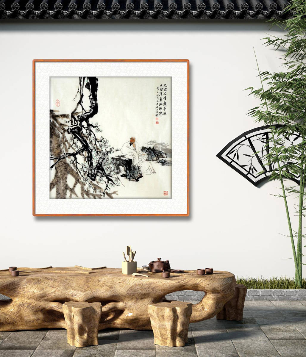 画作欣赏拥一份闲情守一份清静画家石磊作品欣赏