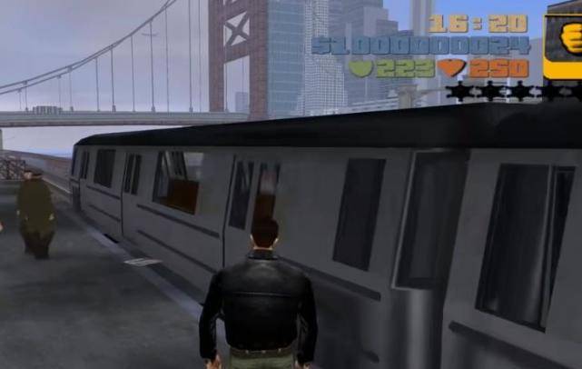 原创你以为只有《GTA5》中的火车是无敌的？其实从以前就是！