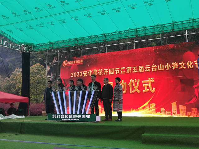 云台山小笋文化节于今天在龙泉洞广场正式开幕