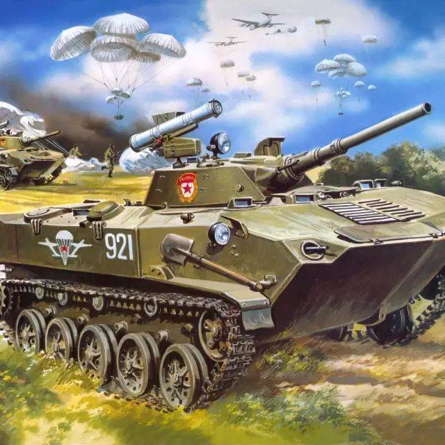 苏联bmd-1伞兵战车:空降兵的黄金搭档,水陆两栖的杰作