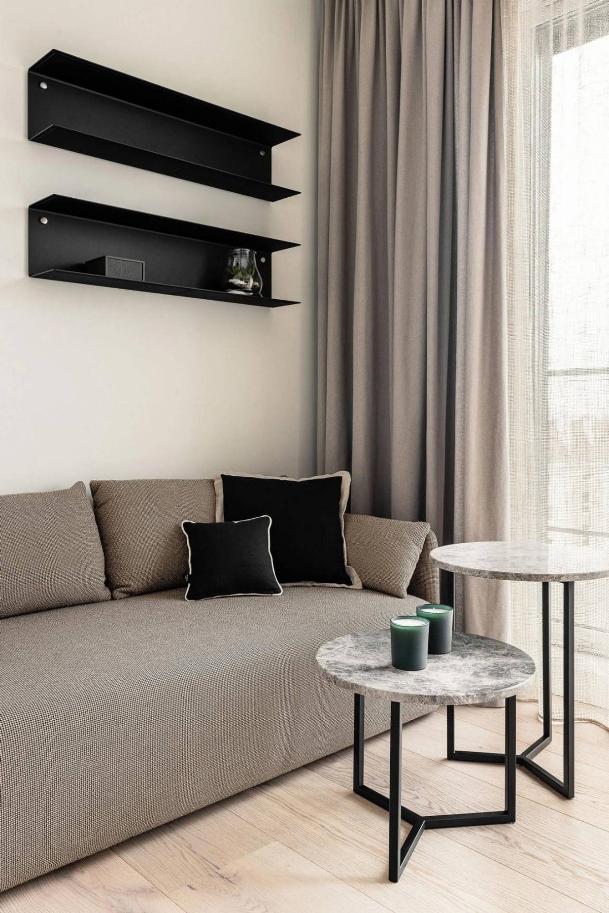 越简单越高级,130㎡保留一室挤出2个客厅,住出大平层舒适感