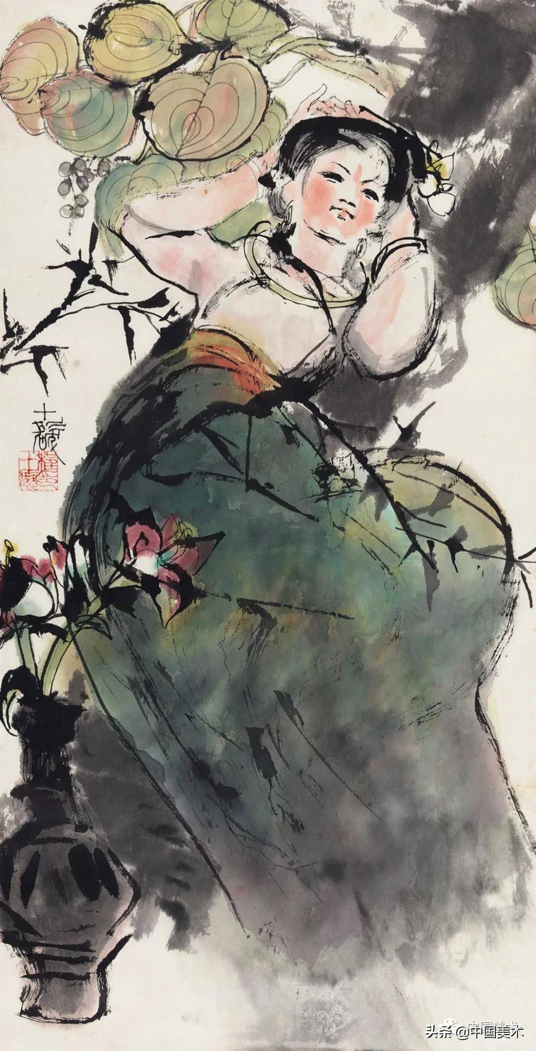 程十发画中国画风格很重要要画得与别人不一样