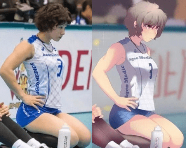图片[4]-日本女排运动员被二次元化，请问现在开始喜欢排球还来得及么-魔性次元