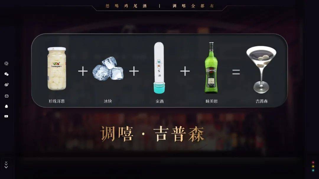 原创调嘻鸡尾酒之吉普森