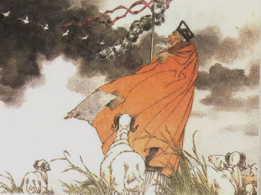 即使他内心痛苦,但生活质量还是可以保证的,尽管李陵帮不了苏武太多