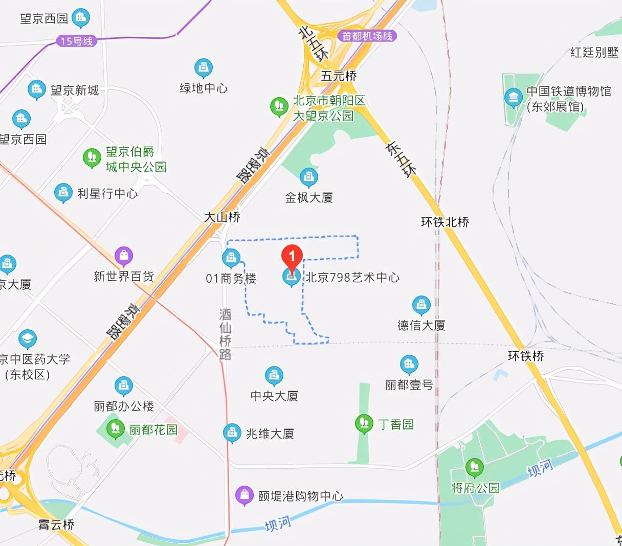 798北京艺术中心地图图片