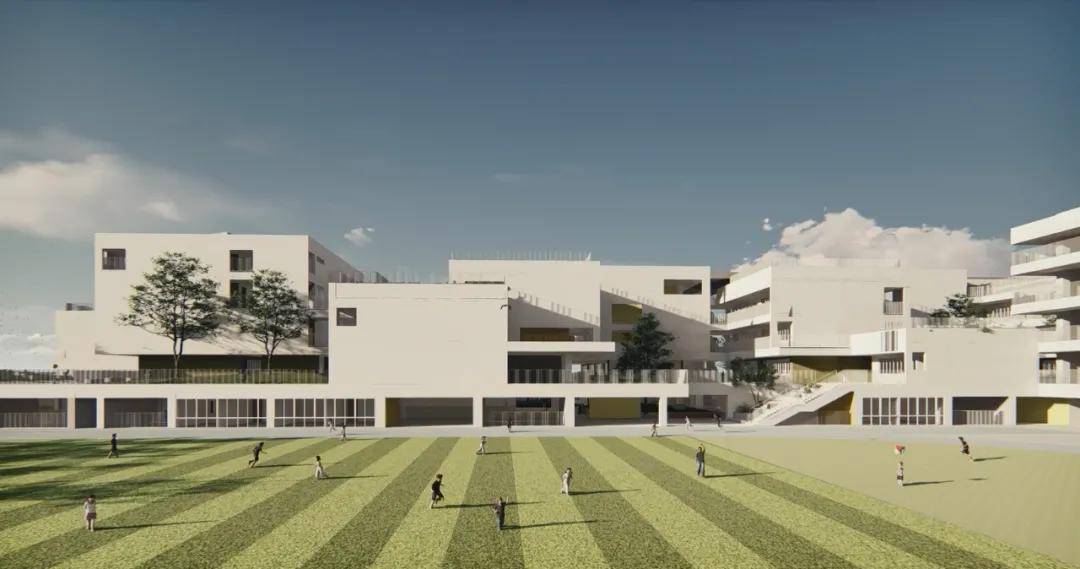 也就是在教学楼第三层提出"在大树下学习"的概念改扩建后的桂园中学上