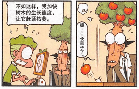星太奇漫画：古老师头顶冒出一片“青青草原”