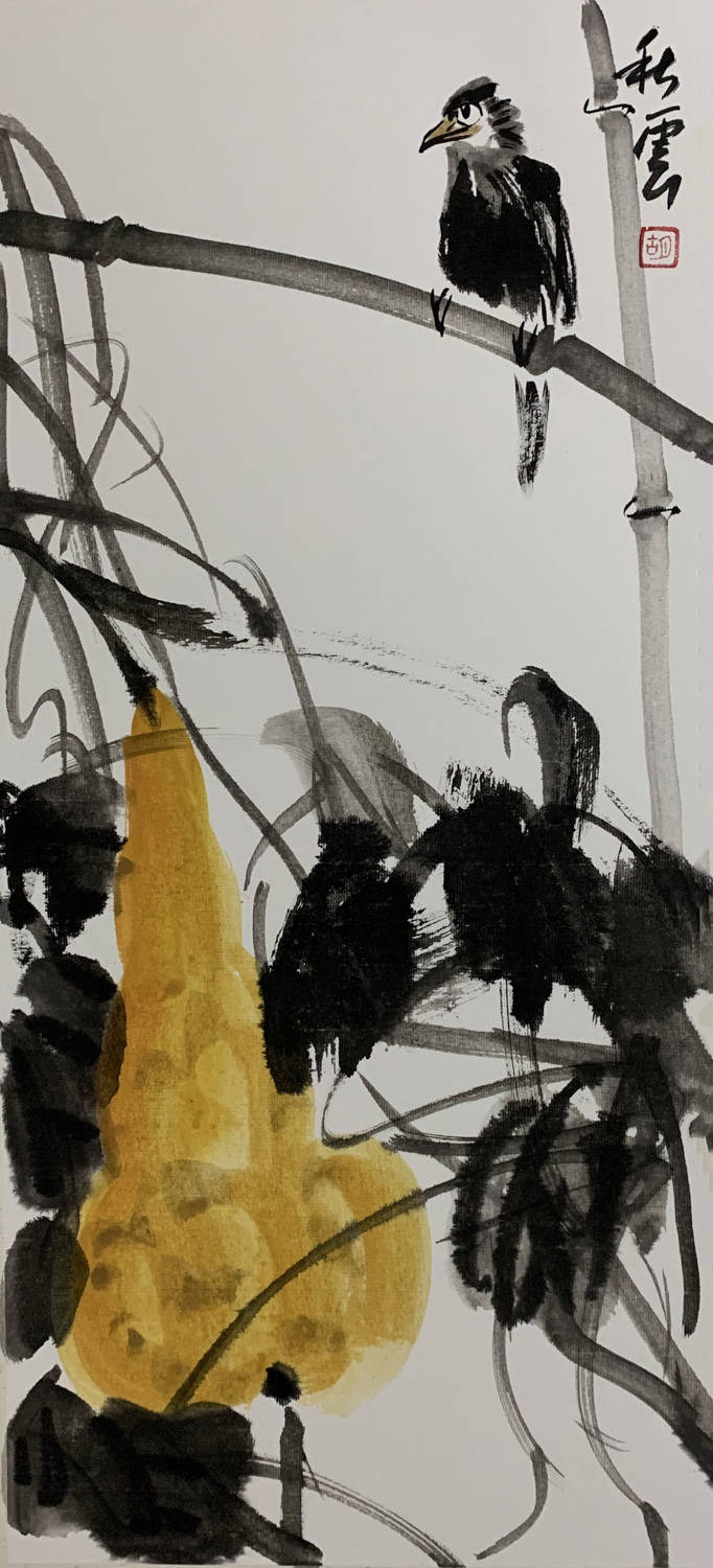 画作欣赏心灵的相知才是最美的相逢画家胡秋云作品欣赏