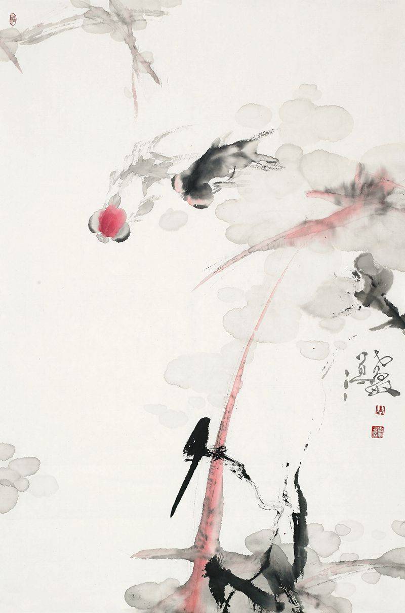 各显神通,而不事张扬,埋头耕耘,未经包装炒作,我以为画家中骆孝敏作品