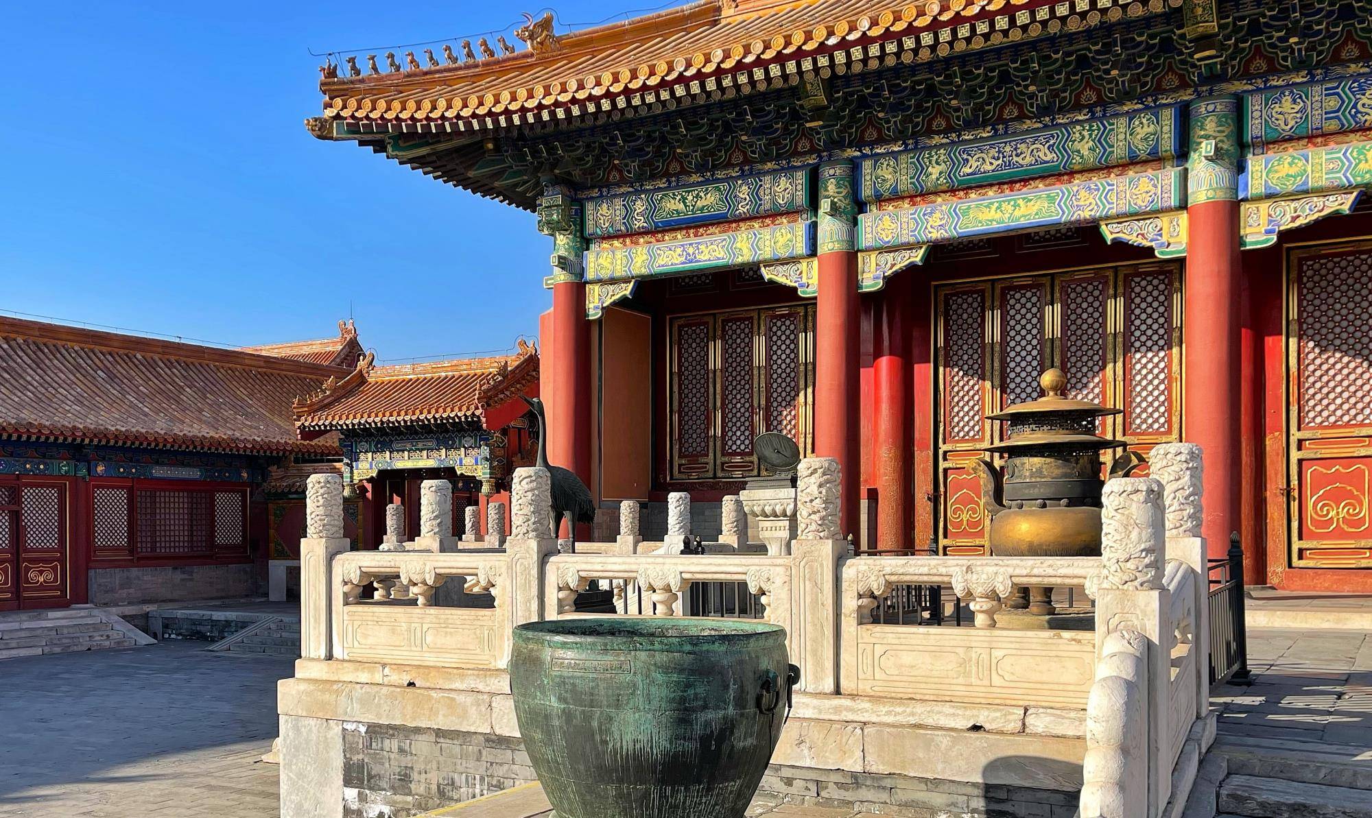 逛了一天的故宫没想到最满意的一张照片竟是出宫后拍摄的