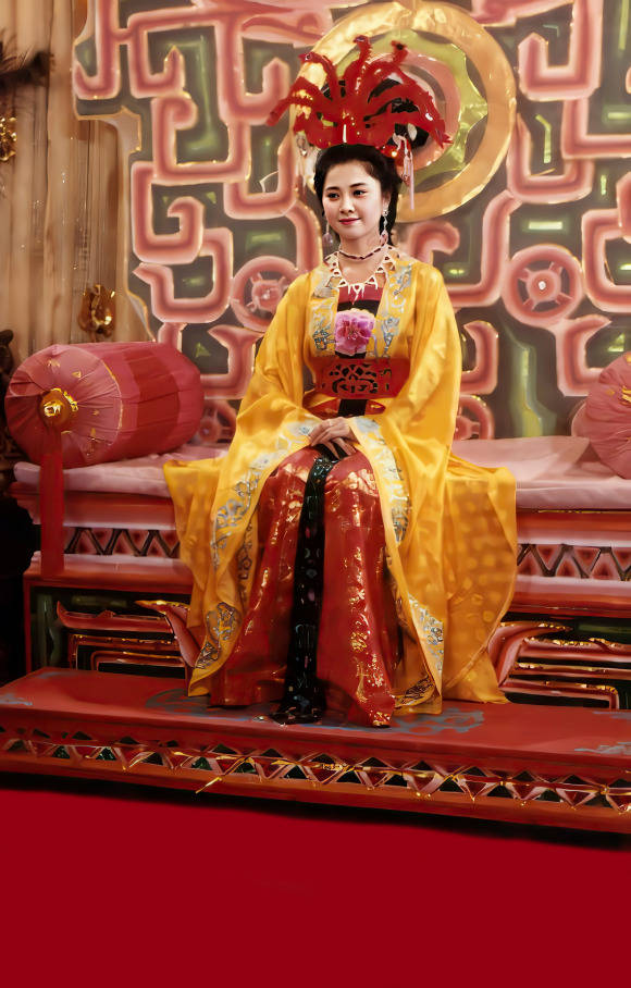 原创朱琳是最经典的女儿国国王流目顾盼间端是风华绝代