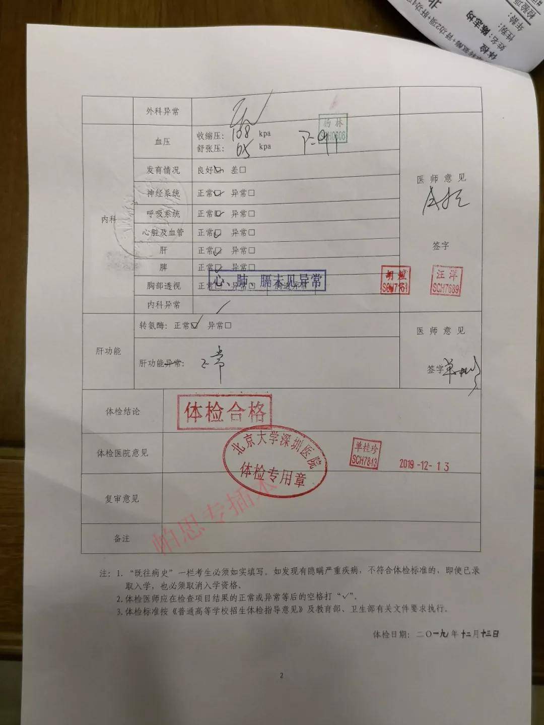 考试院这么说._体检表