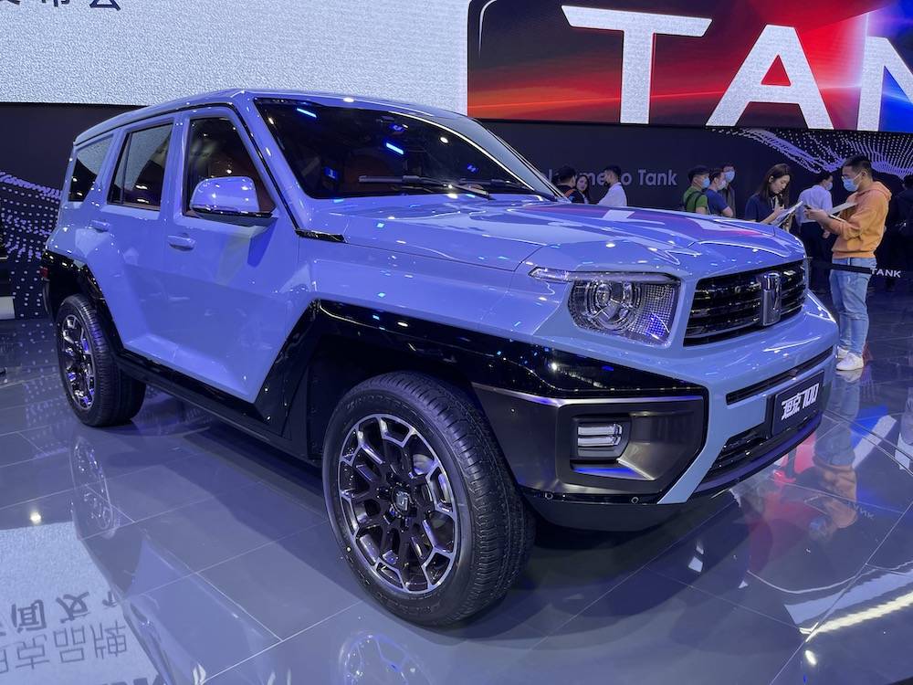 2021上海车展精致的硬汉实拍坦克700