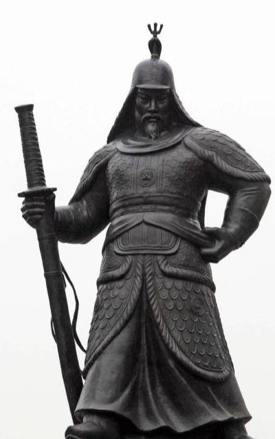 李舜臣到任的第二年,著名的"朝鲜壬辰卫国战争"爆发,日军派出了十四万