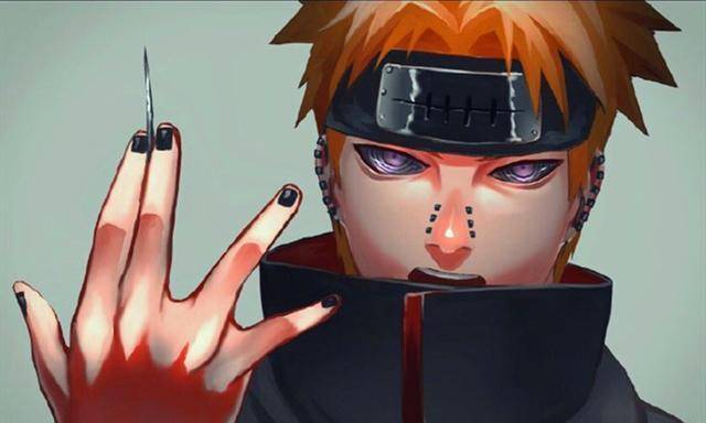 漩涡鸣人的脸上的表情十分的狰狞,他像是使用了全身的力气在战斗.