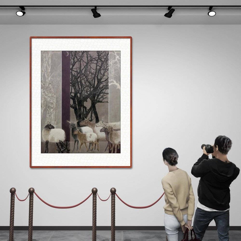 国展作品王静文国展创作室画家蔡敏全国美展获奖入选作品欣赏