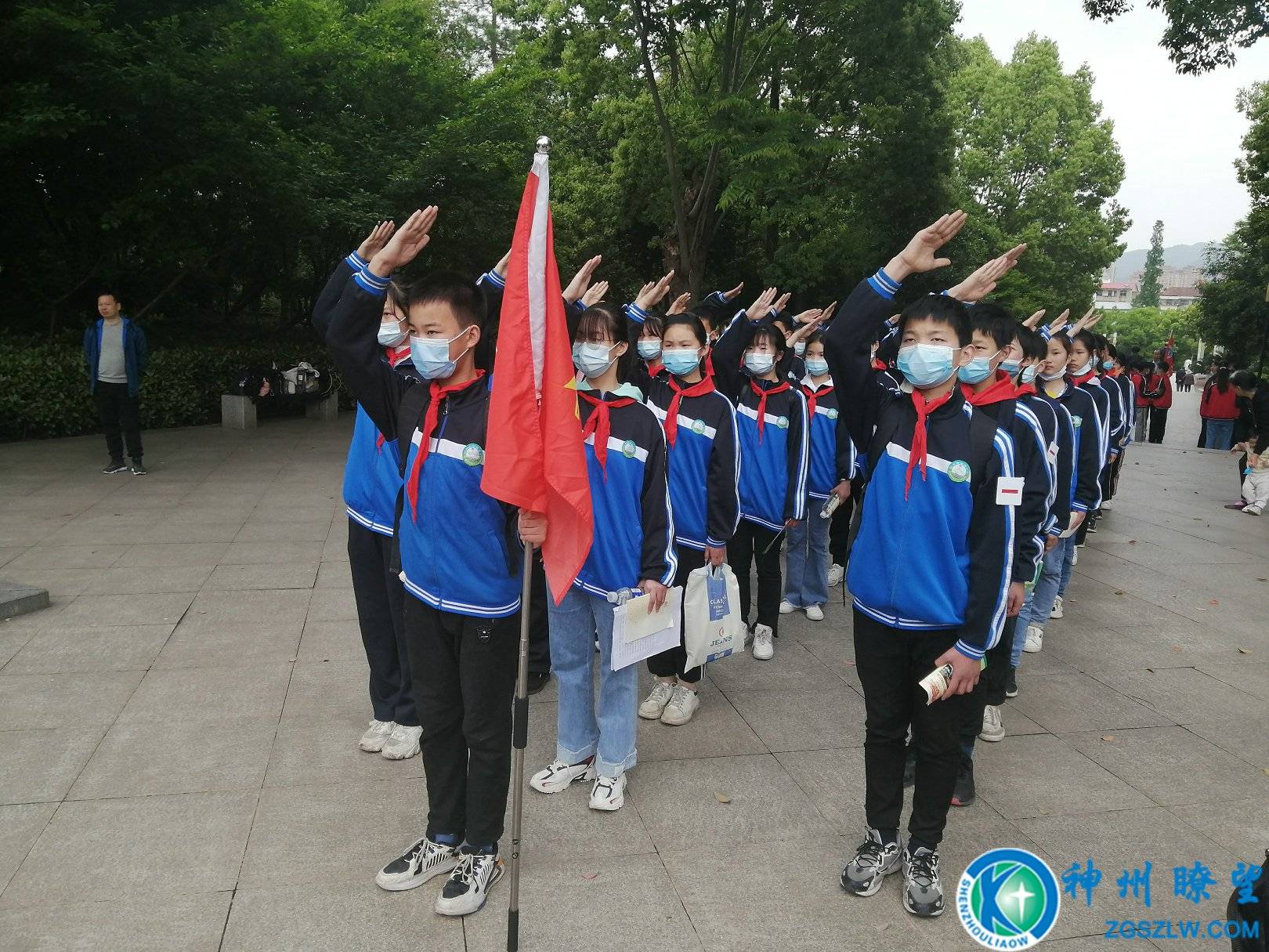 湖北京山三阳中学开展寻访"红色足迹"学党史教育活动