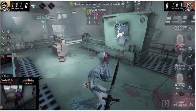 pick|第五人格深渊的呼唤IV总决赛 GG vs FPX.ZQ 第三局