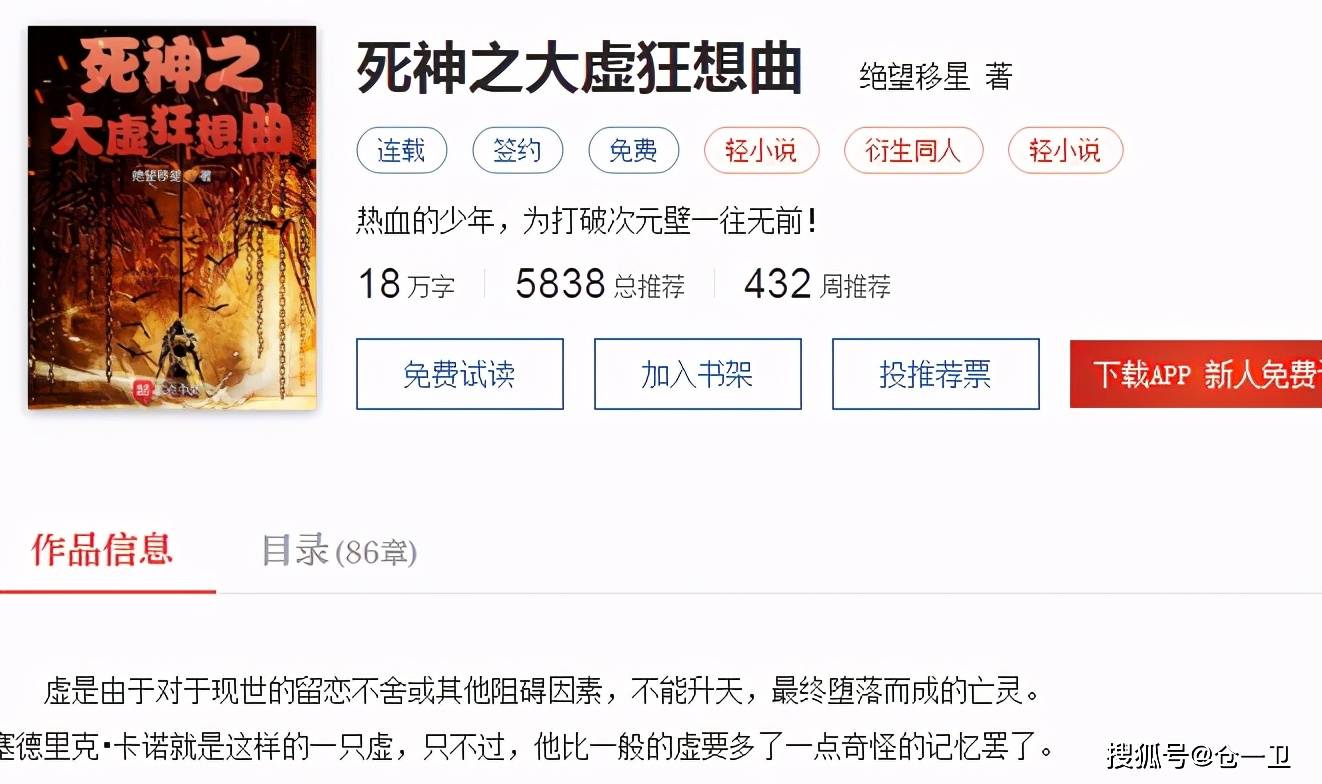 《死神之大虚狂想曲》:角度十分别致的同人小说,致敬千年血战!
