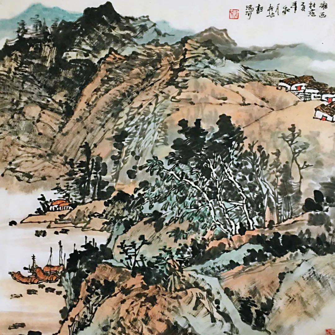 画廊推荐画家张清河情系河山苍茫浑厚的宇宙诗意