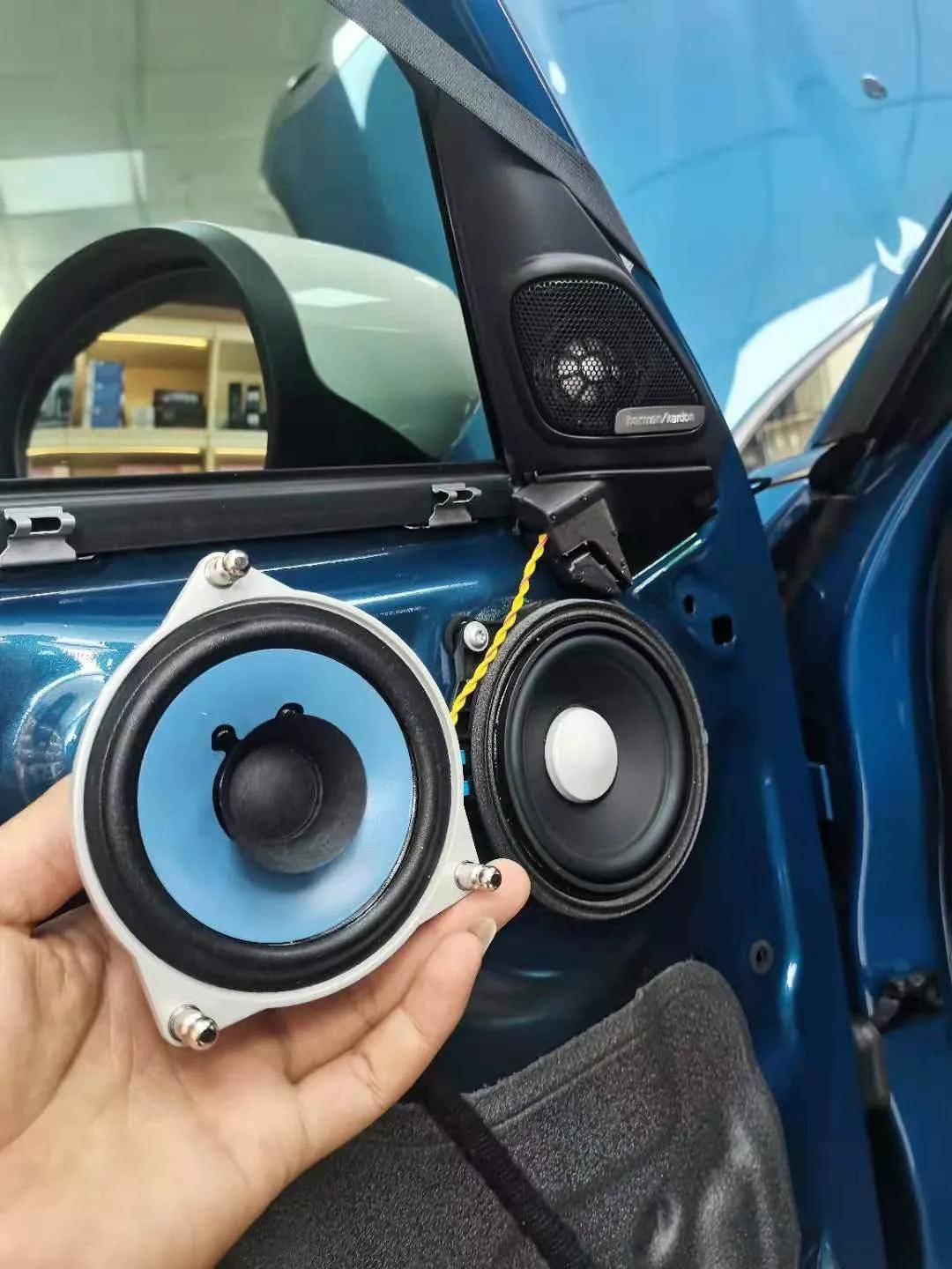 佛山汽车音响改装宝马mini升级phass妃仕音乐系统