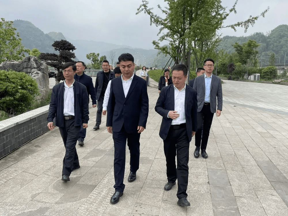 织金县,百里杜鹃等地考察避暑康养度假项目,六盘水市副市长黄家忠