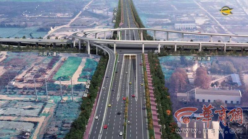 西安凤城八路下穿通道将于6月30日前通车 车辆可直达奥体中心