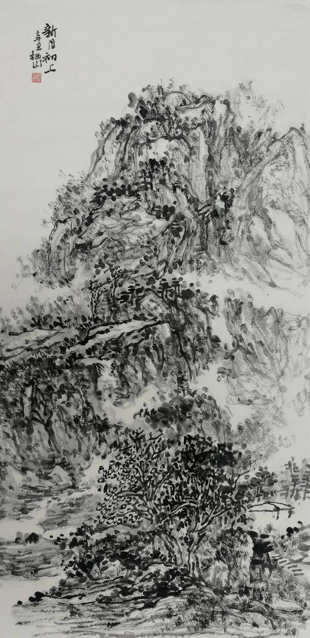 象外幽栖山蔡亮辛丑三月学画散记