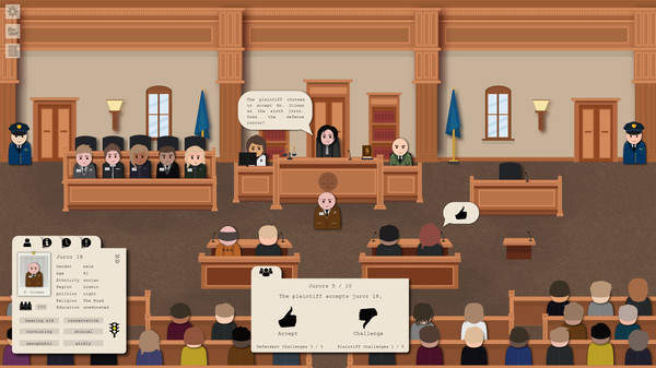 模拟|模拟新游《Jury Trial》上架Steam 扮演律师伸张正义