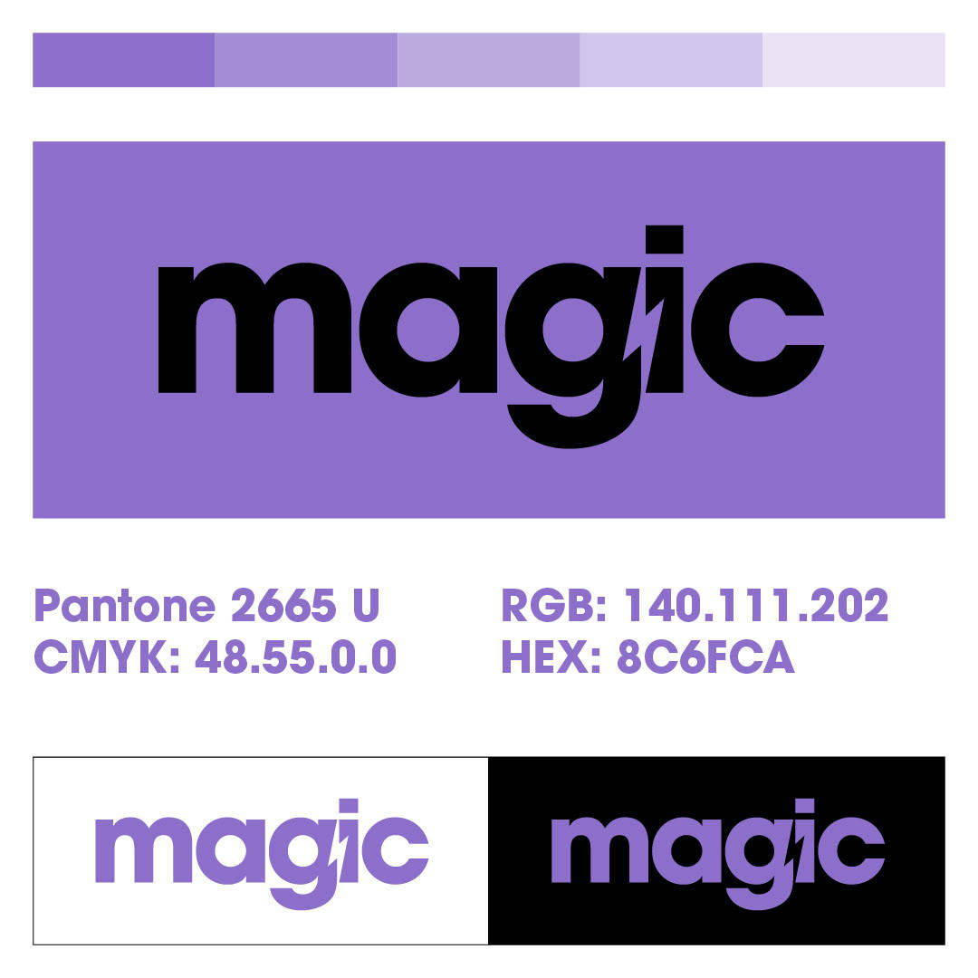 平面设计magic数字实验室品牌形象设计