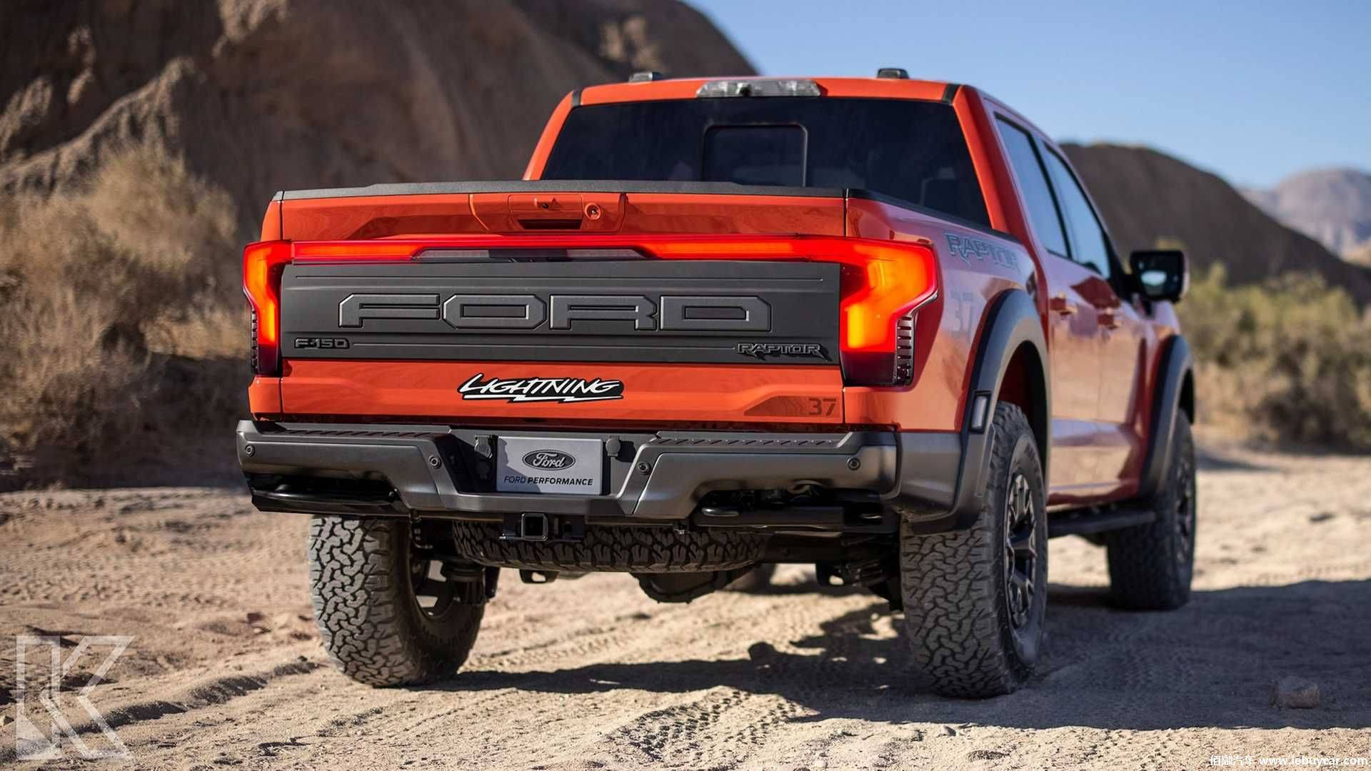 福特f150lightning猛禽版渲染图曝光将拥有更强大动力性能