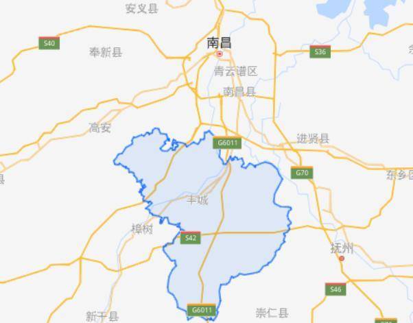 江西丰城位置图片