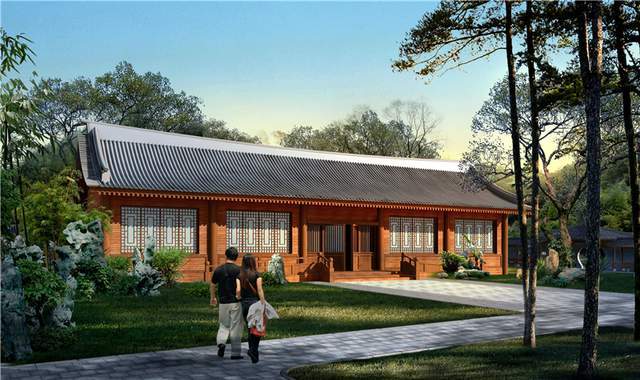 木屋的设计中,国林装配式建筑多采用开阔轩敞的空间布局方式,借用中国