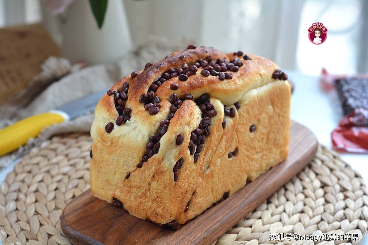 原创#烘焙小天才#烤个蜜红豆吐司香甜柔软,祝高考生开门红,金榜题名