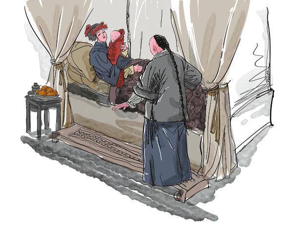 手绘聂耳——聂耳降生