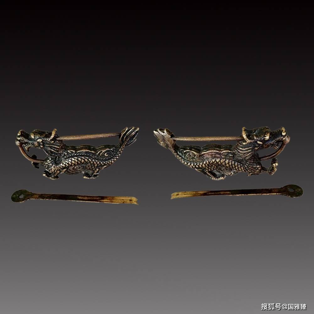 龍頭，古銅製，時代物，緣起物，重約2300克 龍頭，古銅製，時代物，緣起物，重約2300克 工芸品