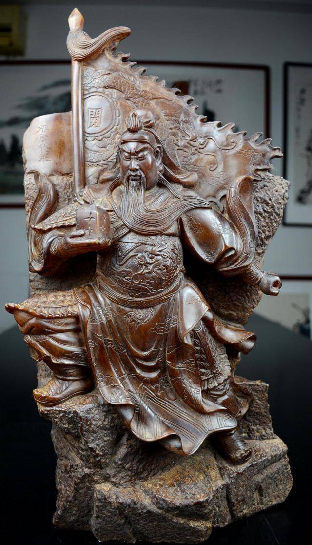 郭功森寿山石雕作品《旗开得胜》震撼展出，由收藏家黄坚提供_手机搜狐网
