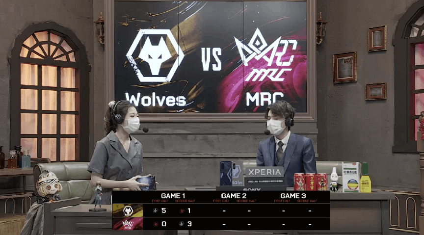 前锋|第五人格2021IVL夏季赛常规赛 Wolves vs MRC 第一局