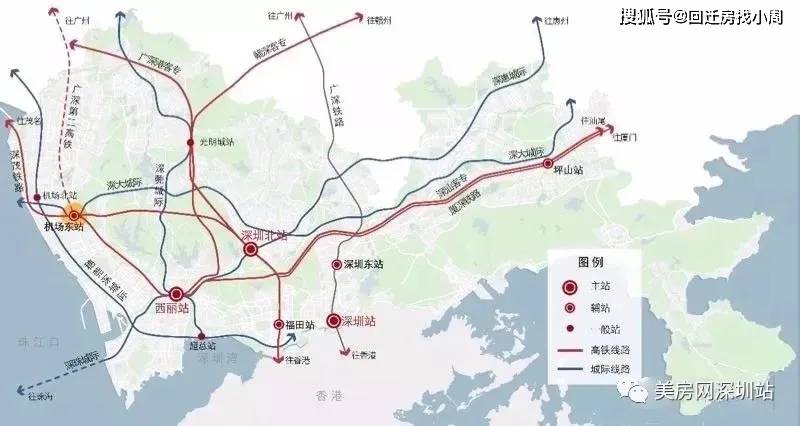 【建议收藏】深圳地铁线路图（最详细，1-33号线），附高铁与城际线路图_投资